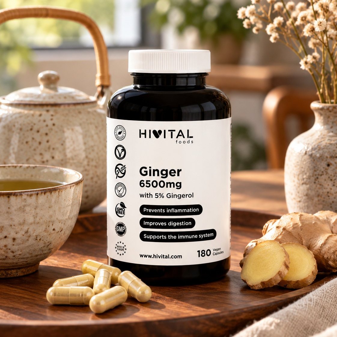 Джинджифил 6500 mg от HiVital в ежедневието