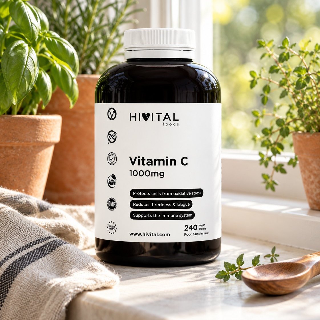 Витамин C 1000mg от HiVital в ежедневието
