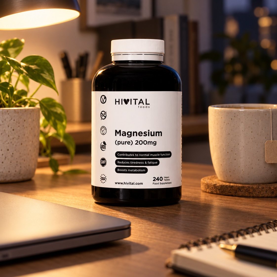 Чист Магнезий 200 mg, цитрат от HiVital в ежедневието