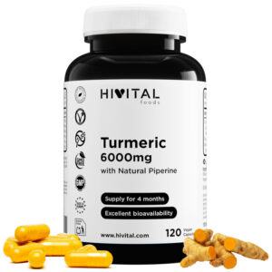 Куркума 6000 мг 120 веган капсули Vitalis HiVital